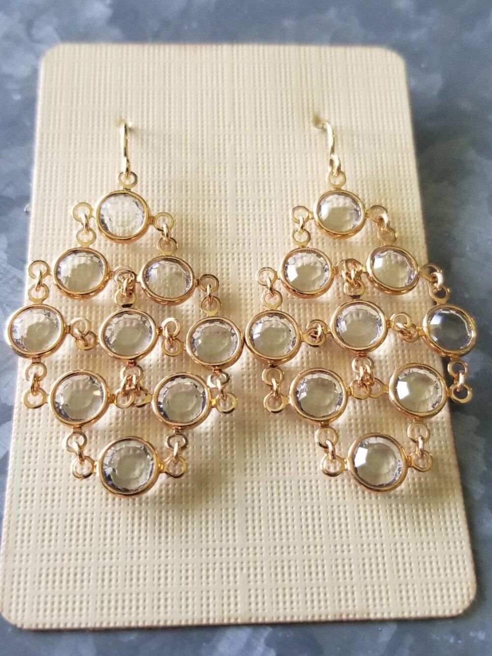 Touchstone Crystal by Swarovski Chantelle Bib Earrings